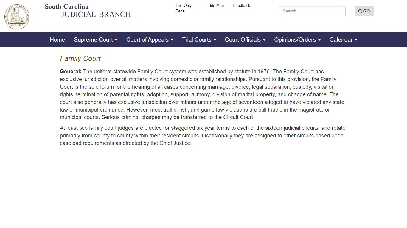 SC Judicial Branch